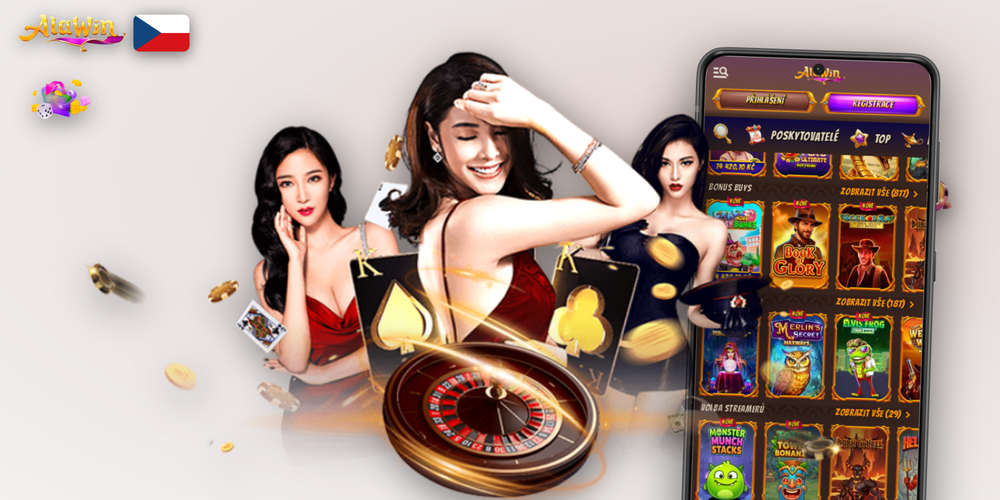 Android a iPhone zobrazující Alawin Casino app — kasino i sportovní sázky na jednom místě