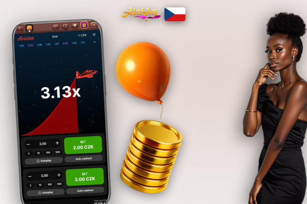 Detail UI Aviator v Alawin Casino s kombinací auto-cashout a dual bet pro řízení rizika