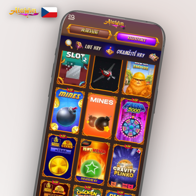 Live kurzy fotbalového zápasu a sportovní sázení přímo v aplikaci Alawin Casino na mobilu